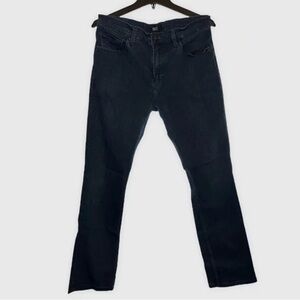 Paige Dark Wash Denim Straight Leg Jeans Sz 32